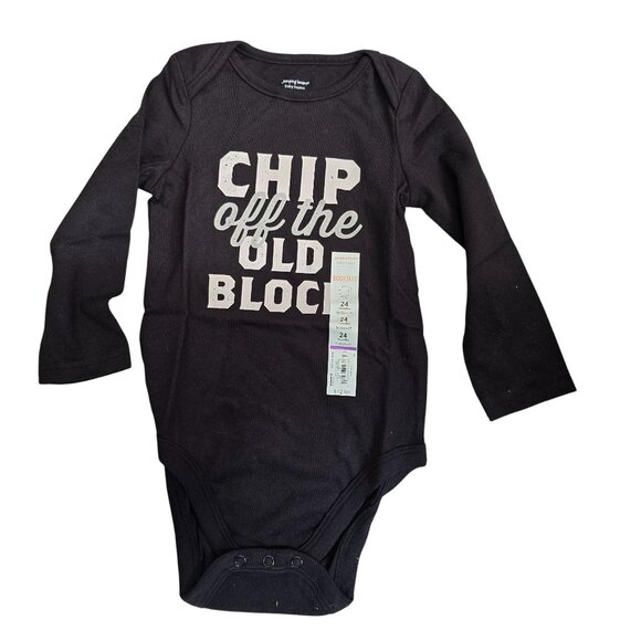 Jumping Beans Baby Basics Chip Off The Old Block 24M Bodysuit Jj429 - Picture 1 of 4